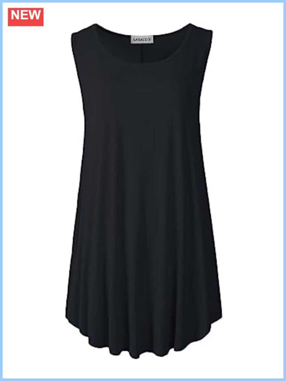 Plus Size Sleeveless Tunic Tank Top Flowy Summer Shirt